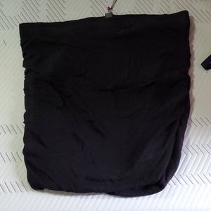 Ruched side pencil skirt